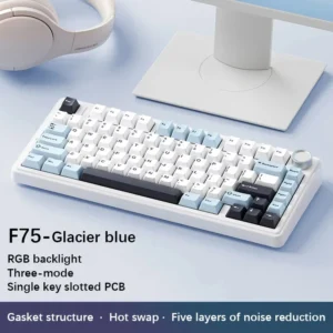 AULA F75 Wireless/Bluetooth/Wired Gaming Keyboard RGB